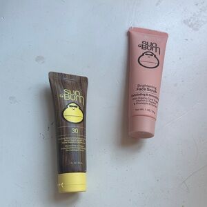 Sun Bum Sunscreen and Face Scrub Set